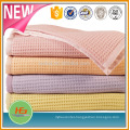 White Hospital Use Cotton Waffle Thermal Blanket